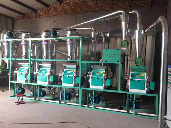 中型面粉加工設備,面粉加工設備,日產20-100噸的中型面粉加工設備