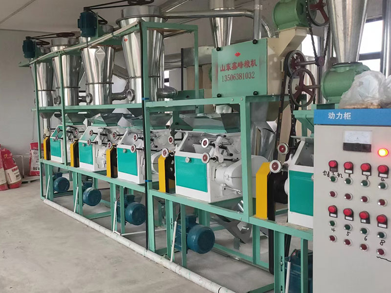 全自動面粉機設備的加工特點